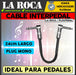 LA ROCA Cable Interpedal Plug L Ficha Metalica 24cm Pedales Cuo 2