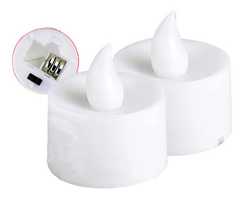 LED Candle with Battery Warm/Cool Light Decoration Souvenir 10