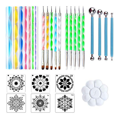 CH HAICHENG 30 Pcs Mandala Dotting Kit Tools for Painting 0