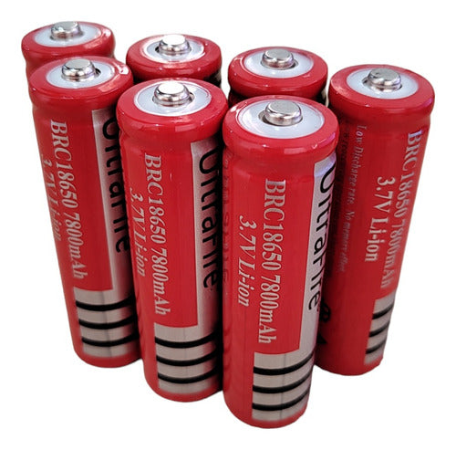 UltraFire 18650 Rechargeable Lithium Polymer Battery 7800 mAh Full 2