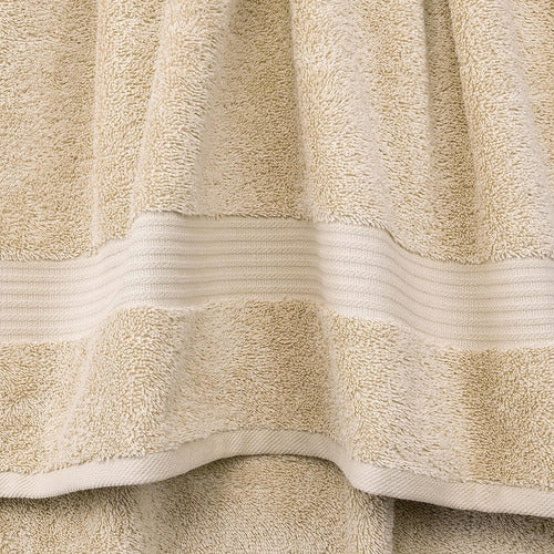 Cotton Paradise Soft & Absorbent Towels, 6 Pieces, Beige 2