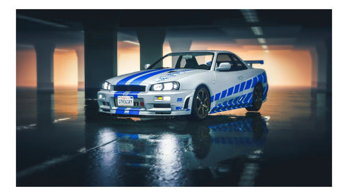 Nissan Skyline - Rapido Y Furiosos - Lámina 45x30 Cm 0