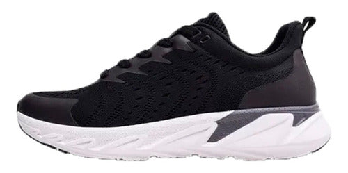 Jaguar Running Shoes Men 9312 Sporty Black-White 1