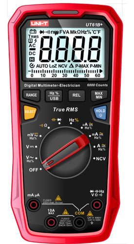 Uni-T Multimeter Tester Digital RMS UT61B+ 1000V 10A Emakers 2