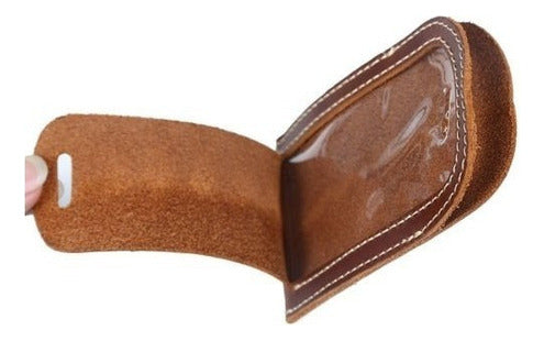 Genuine Leather Travel Luggage Tag - Name Tag Holder 2