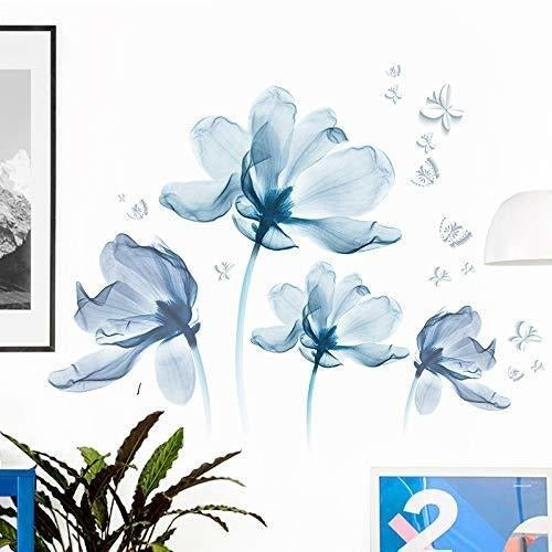 Amaonm Giant Creative Removable 3D Nursery Flower Tattoos 1