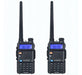 Baofeng Handy UV-5R X 2 - 5 W - VHF/UHF Radio 0