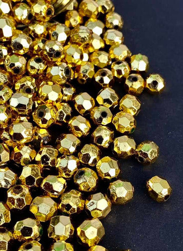 Gatuvia Faceted Pearl Gold/Silver 5 Mm, Bijou Pack Offer! 500 Units 7