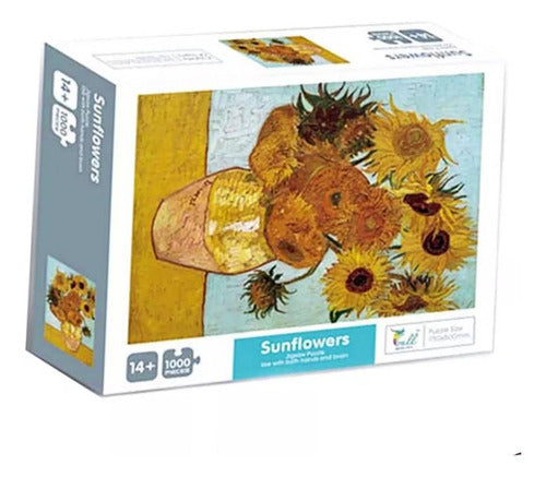 1000-Piece Sunflowers Puzzle Van Gogh Artwork 0