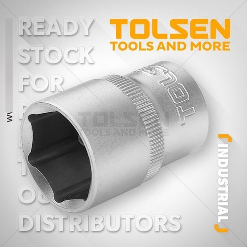 Tubo Bocallave Hexagonal 3/8  Encastre De 1/2 Tolsen 16538 3