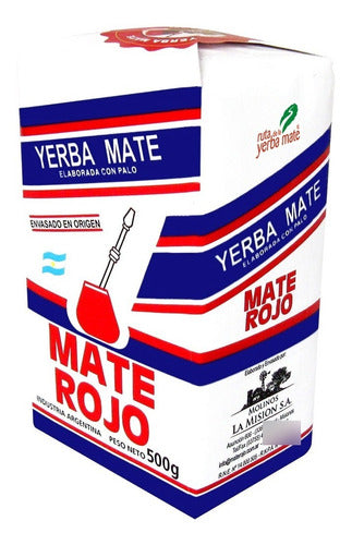 Mate Rojo Combo Yerba Mate - 8x1kg + 10x500g (13kg) + Surprise Gift 7