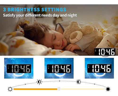 Reloj Despertador Digital Iojbki Para Dormitorio, Relojes El 3