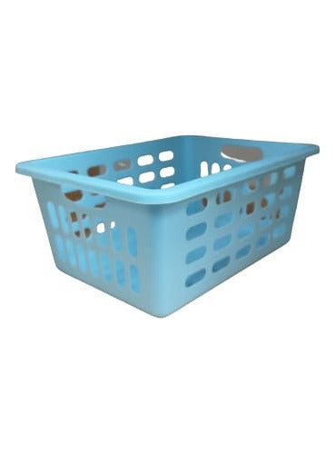 Ouviplast Rectangular Plastic Basket Ideal for Storage 20 x 15 x 8 cm 0