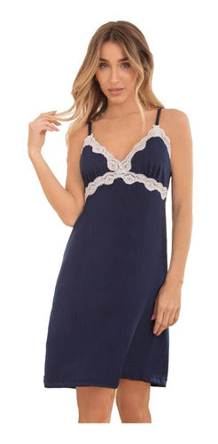 Maternity Nightgown with Robe Lencatex Art 22802 Special 9