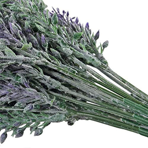 Kupoo Flores Artificiales De Lavanda 6 Paquetes De Plantas D 1