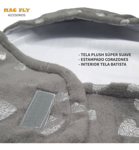 Mac Fly Accesorios Porta Enfant Baby Blanket Plush with Hearts 7