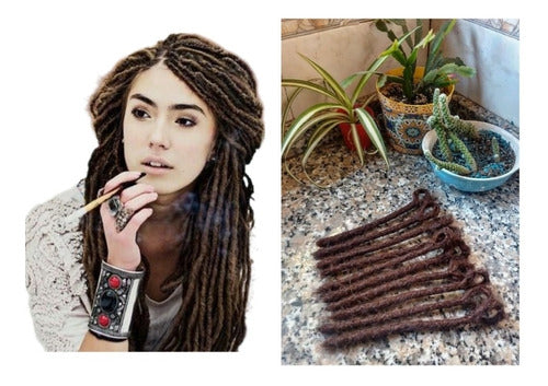 Kanekalon Pack of 10 Synthetic Dreads 30 cm 1