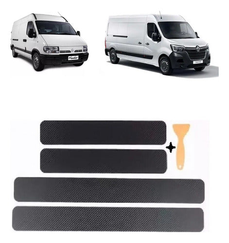 Tuning Accessory Carbon Fiber Door Sill Covers Renault Master 2012 0