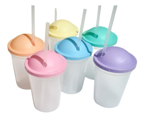 Pastel Color Souvenir Cups - (30 Units) 1
