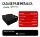 Metalurgía AG Caja De Pase O Derivación Chapa Hierro 25x25x10 3