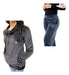 Urban Luxury - FSPORT Plush Set Women! Sweatshirt & Plush Cuffed Pants 0