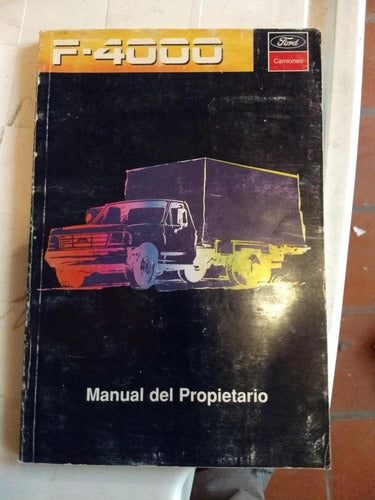 Original Ford F4000 Glove Compartment User Manual and Maintenance Guide 0