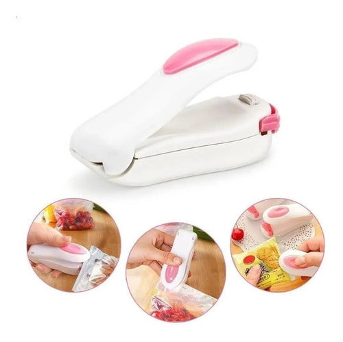 Yydsmart Mini Battery-Powered Plastic Bag Sealer 0