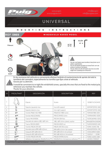 Parabrisa Naked Kawasaki Z900rs Se Puig 3