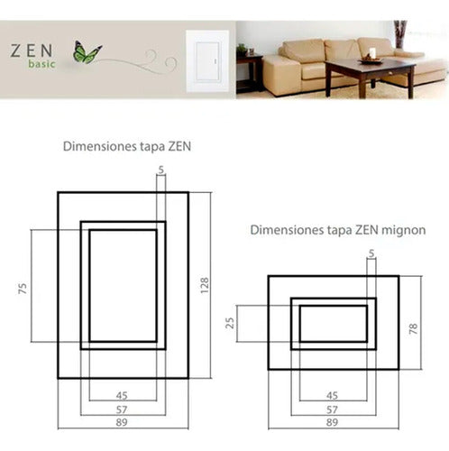 Modern White Kalop Zen 1-Gang Light Switch and Power Outlet Assembly 1