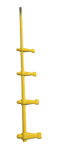 Aluminum Cast Yellow Foosball Table Rod Choose Formation 24