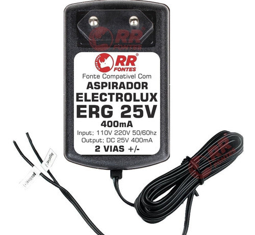 Fonte Carregador Pra Aspirador Electrolux Erg27 Erg26 Dc 25v 1