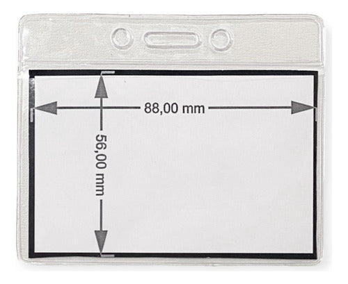 1000 Pockets 58x90 PVC ID Card Holder, Cardholder 0