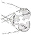 Set of 3 Friendship Heart Necklaces for Sharing 0