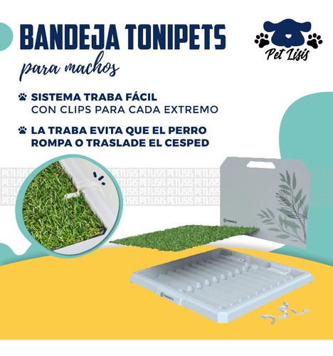TONIPETS Premium Male Dog Potty Training Tray with 40% Off! 3