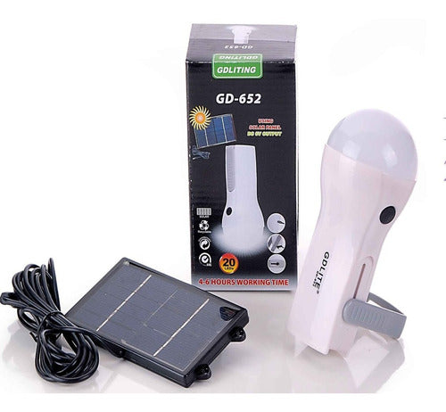 GOLIGHTING Lampara Para Camping Cargador Solar 0