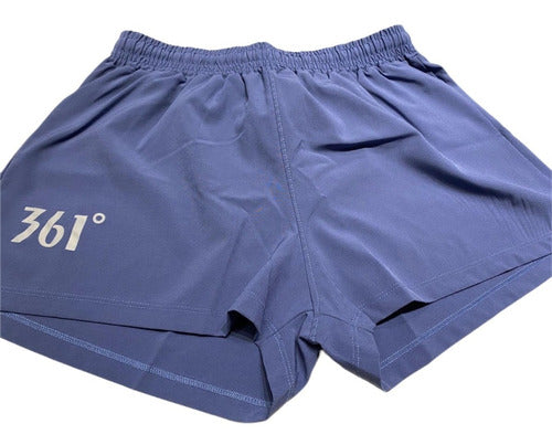 361° Short Classic Training Women Mujer Negro Azul Y Gris 1