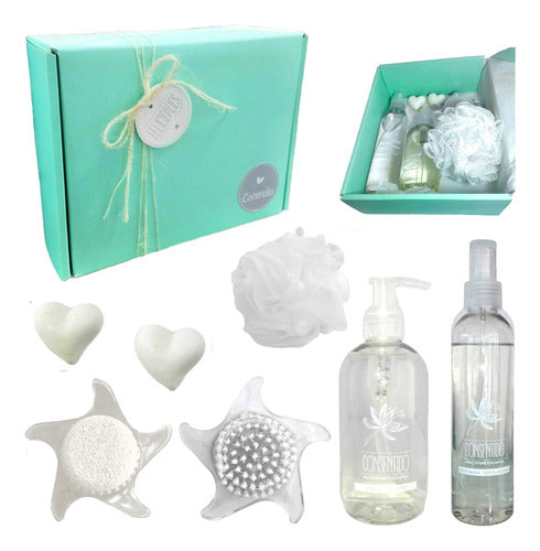 Spa Zen Jasmine Aroma Gift Box Set for a Relaxing Experience - Caja Regalo Gift Box Spa Zen Jazmín Kit Set Aroma N34 Relax