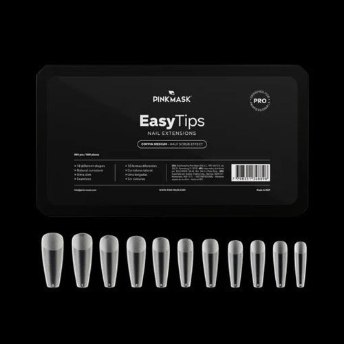 Pink Mask Easy Tips Soft Gel Nail Construction (550u) 5