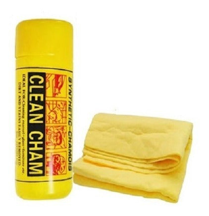 CLEAN CHAM Super Absorbent PVC Chamois Cleaning Cloth Offer 3