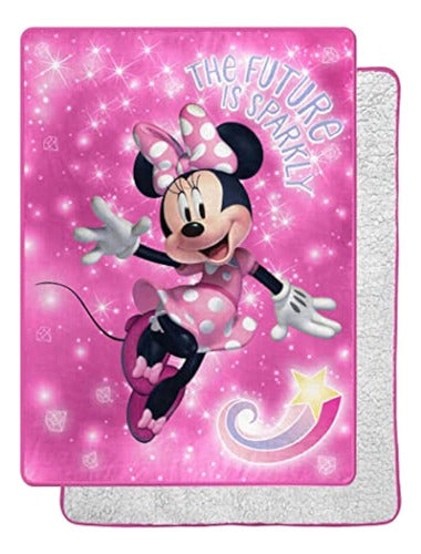 Northwest Minnie Mouse Minnie Sparkles Oversized Silk Touch 0