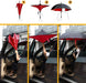 Fashion Deco Set X 2 Inverted Umbrellas Reversible Rain with Designs 3