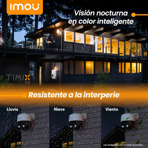 Cámara De Seguridad Wifi Ip Imou Exterior Cruiser Motorizada 4