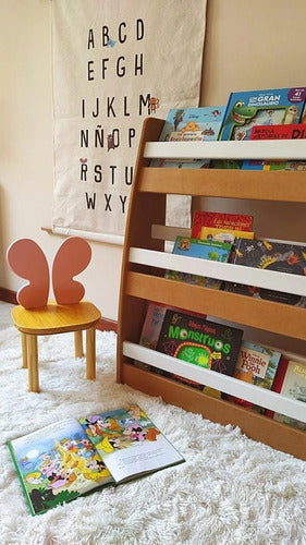 Children's Wooden Bookcase 1