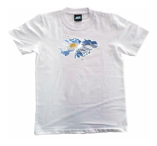 Malvinas 9XL 003 Islands with Flag Printed Cotton T-shirt 2