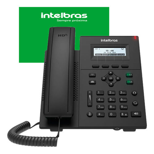 Telefone Ip 2 Sip Poe Bridge Viva Voz V 3001 Intelbras 1