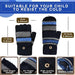 4 Pairs of Convertible Fingerless Knit Winter Gloves for Men and Women 2