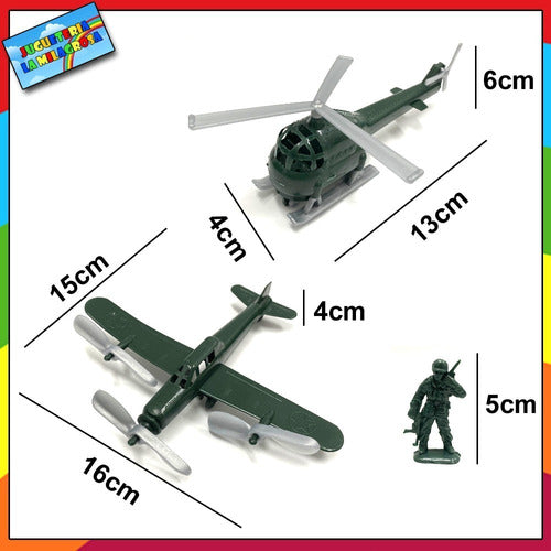 Plastic Soldier Set 48 Pieces with 2 Vehicles - Vulcanita 6139 3