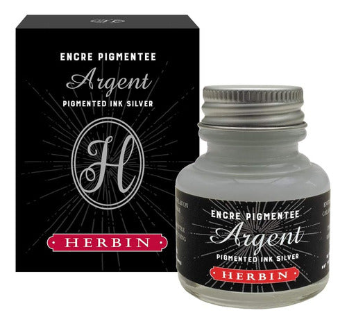 Herbin Tinta Pigmentada - 30ml Embotellada - Plata 0