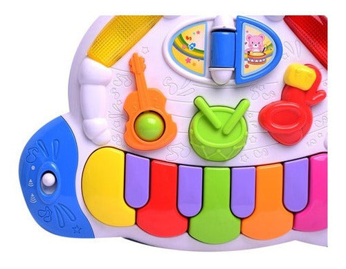 Piano Musical Con Luz Y Sonido Para Bebe Primera Infancia 3