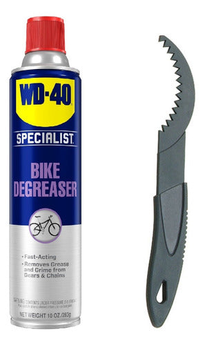 VECAT Bike Cleaning Kit – WD-40 Degreaser + Chain Cleaning Brush 0